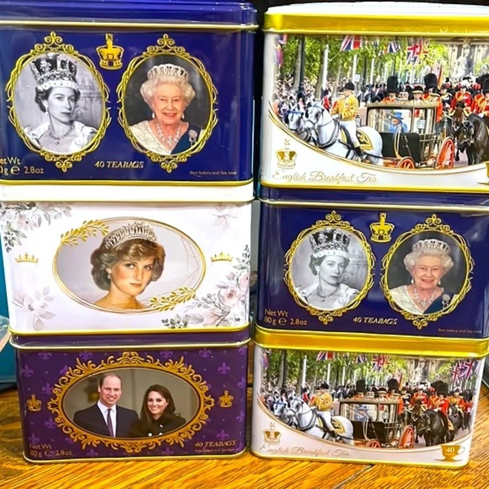 🇬🇧 QUEEN ELIZABETH II TROOPING THE COLOUR - ENGLISH BREAKFAST TEA 40 TEABAGS ✨